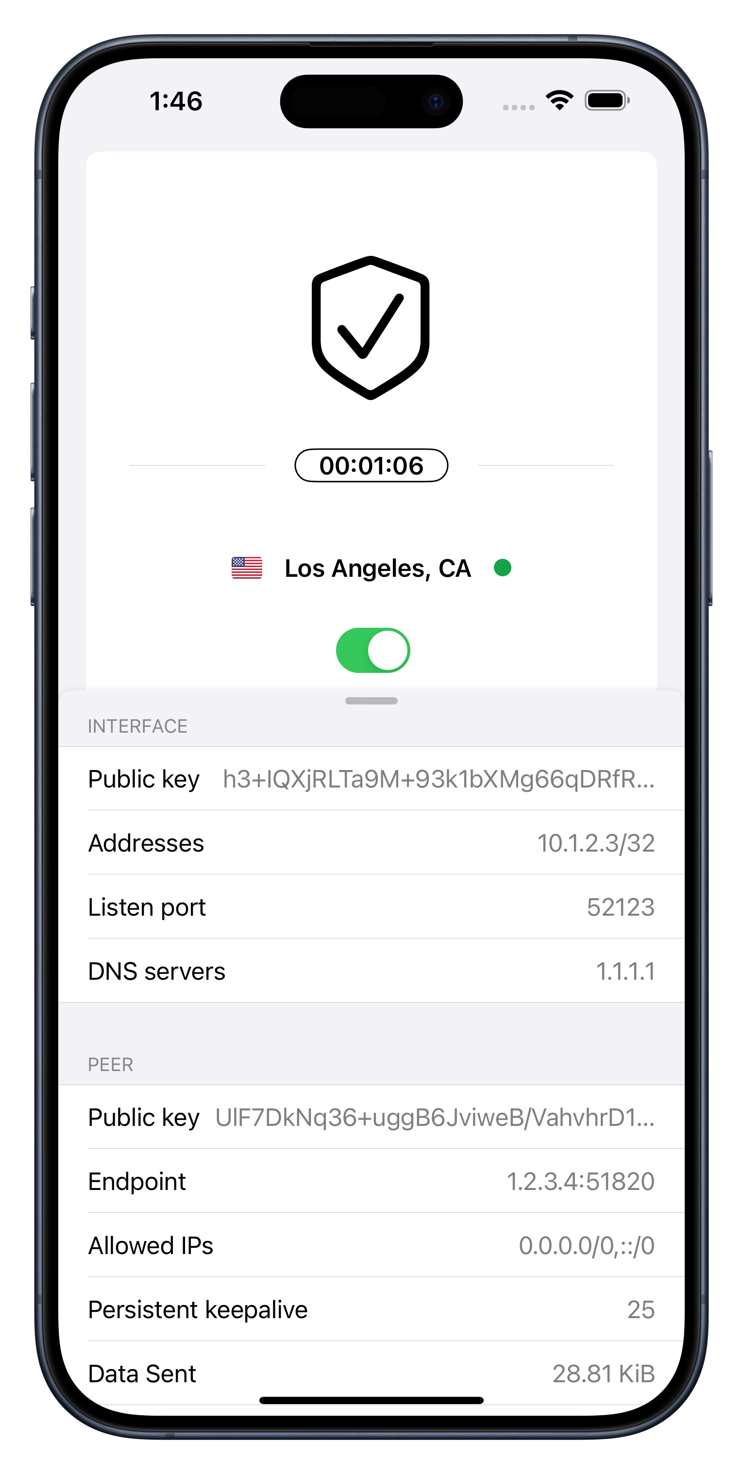 UpVPN iPhone - Runtime Config
